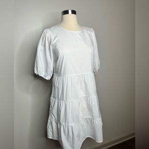 Women's
High-Neck Trapeze Mini Dress